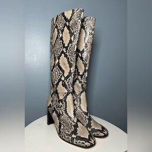 Marc Fisher Size 8 Snakeskin Boots